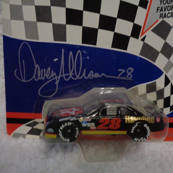 Davey Allison #28 Havoline Matchbox Super Stars 1/64 Diecast Nascar Car - Picture 3 of 9